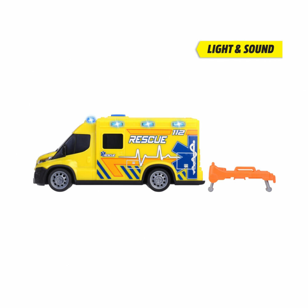 Dickie Toys Iveco Daily Ambulance, ambulance, rescue vehicle, toy, 203713014