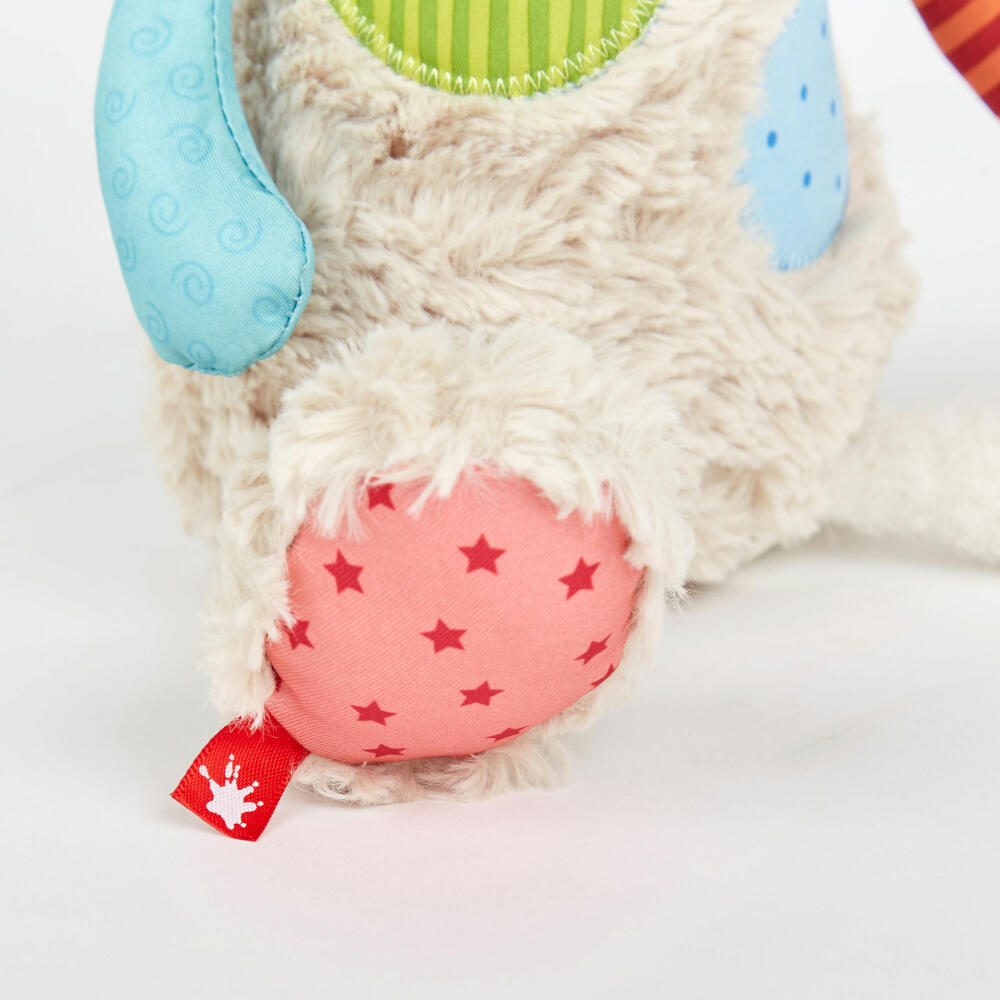 sigikid Patchwork Sweety Katze, Kuscheltier, Plüschtier, Stofftier, Polyester, 30 cm, 42842