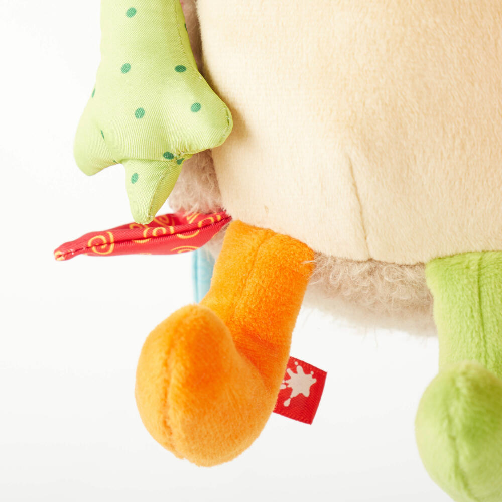 sigikid Patchwork Sweety Igel, Kuscheltier, Plüschtier, Stofftier, Polyester, 23 cm, 42838
