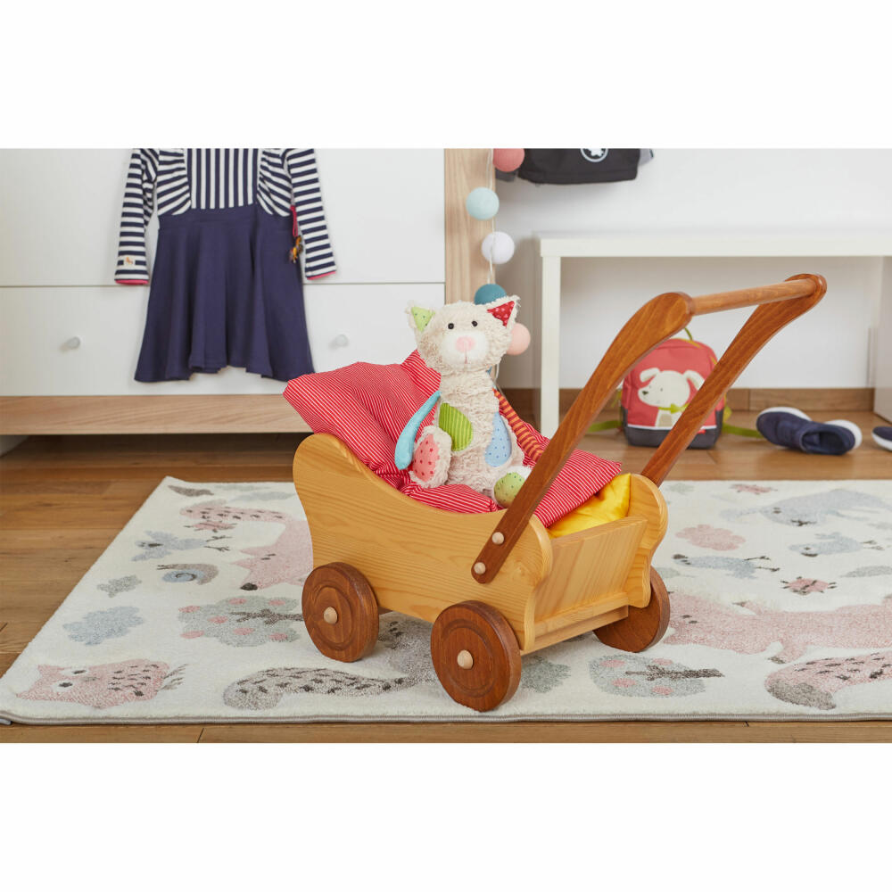 sigikid Patchwork Sweety Katze, Kuscheltier, Plüschtier, Stofftier, Polyester, 30 cm, 42842