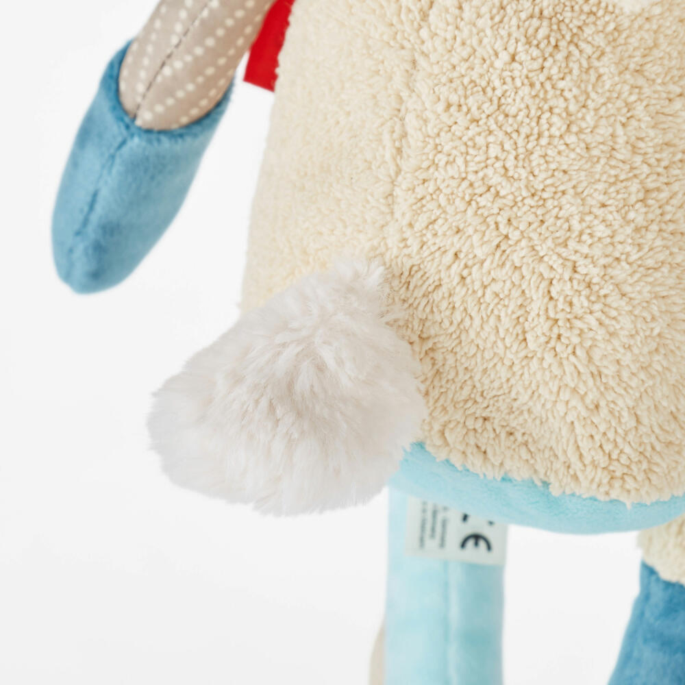 sigikid Patchwork Sweety Hase, Kuscheltier, Plüschtier, Stofftier, Polyester, 31 cm, 42851
