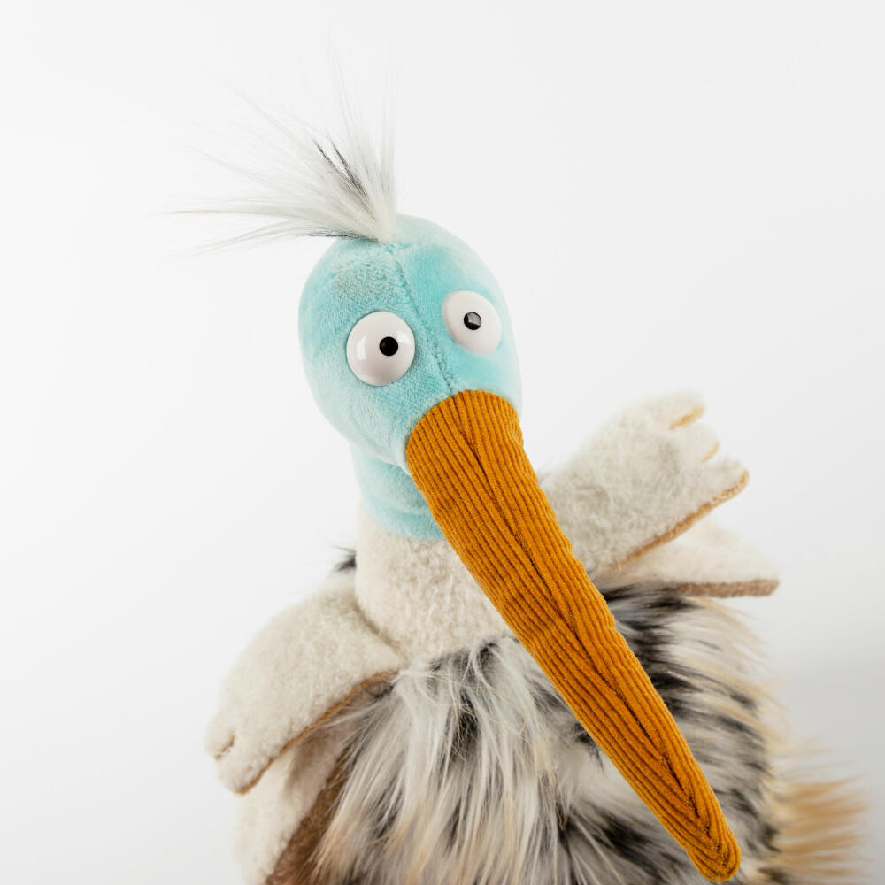 sigikid Tobago Tom Kikeriki, Kuscheltier, Stofftier, Schmusetier, Türkis, 44 cm, 42982