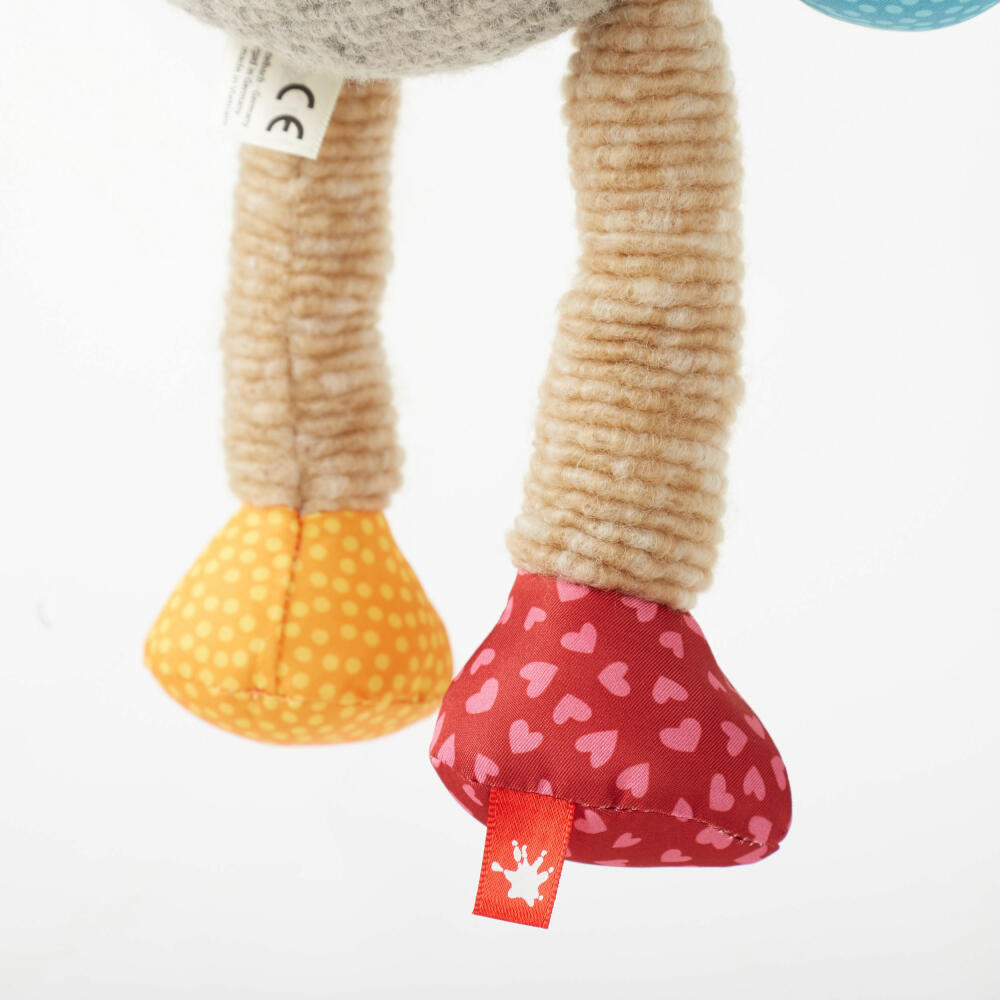 sigikid Patchwork Sweety Pferd, Kuscheltier, Plüschtier, Stofftier, Polyester, 39 cm, 42843