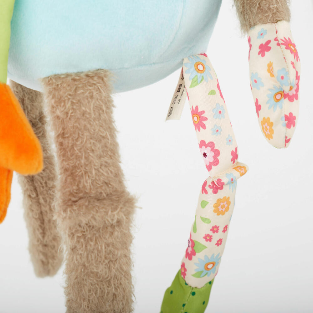 sigikid Patchwork Sweety Affe, Kuscheltier, Plüschtier, Stofftier, Polyester, 41 cm, 42836