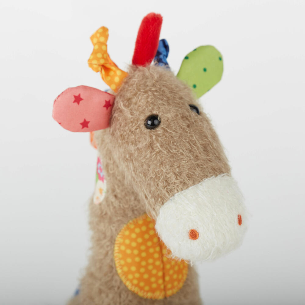 sigikid Patchwork Sweety Giraffe, Kuscheltier, Plüschtier, Stofftier, Polyester, 36 cm, 42837