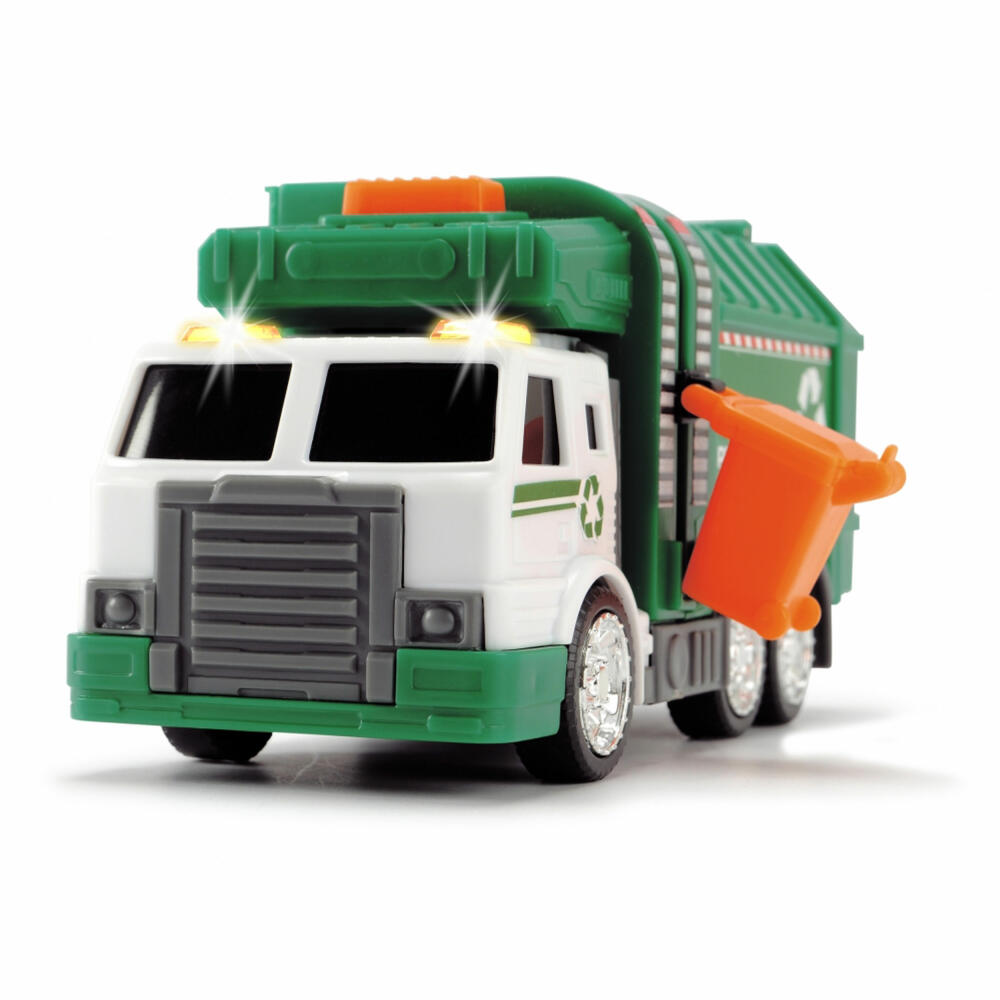 Dickie Toys Recycling Truck, with light and sound, garbage truck, garbage vehicle, toy car, toy car, 203302018
