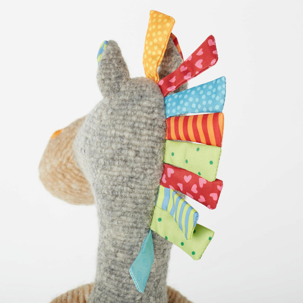 sigikid Patchwork Sweety Pferd, Kuscheltier, Plüschtier, Stofftier, Polyester, 39 cm, 42843