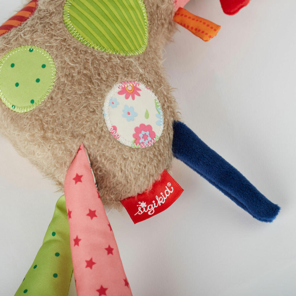 sigikid Patchwork Sweety Giraffe, Kuscheltier, Plüschtier, Stofftier, Polyester, 36 cm, 42837