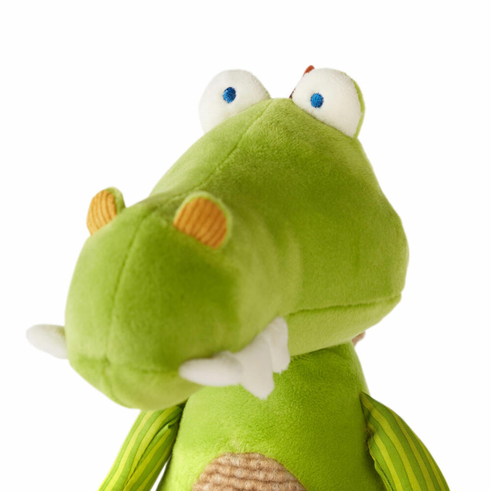 sigikid Patchwork Sweety Crocodile, Cuddly Toy, Plush Toy, Stuffed Toy, Polyester, 32 cm, 42847