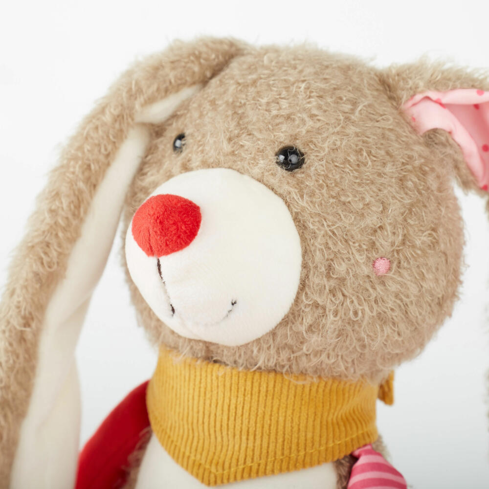 sigikid Patchwork Sweety Hase, Kuscheltier, Plüschtier, Stofftier, Polyester, 40 cm, 42850