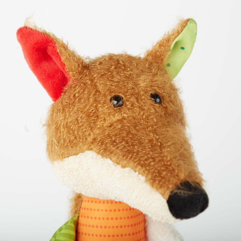 sigikid Patchwork Sweety Fuchs, Kuscheltier, Plüschtier, Stofftier, Polyester, 32 cm, 42841