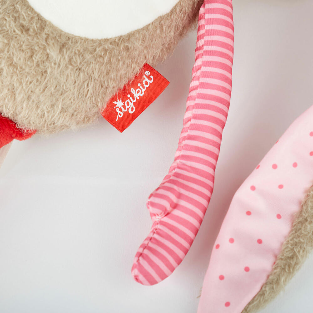 sigikid Patchwork Sweety Hase, Kuscheltier, Plüschtier, Stofftier, Polyester, 40 cm, 42850