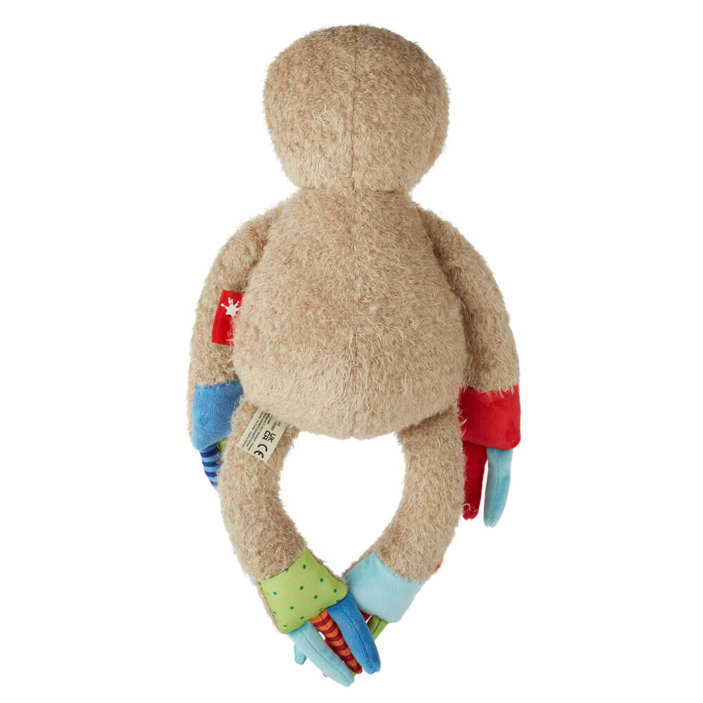 sigikid Patchwork Sweety Faultier, Kuscheltier, Plüschtier, Stofftier, Polyester, 42.5 cm, 42848
