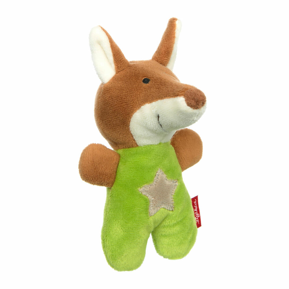 sigikid Red Stars Rassel Fuchs, Greifling, Greifspielzeug, Babyspielzeug, Baby Spielzeug, 42797