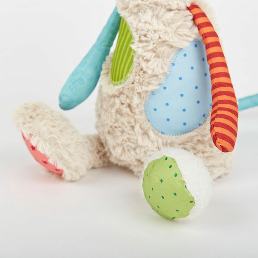 sigikid Patchwork Sweety Katze, Kuscheltier, Plüschtier, Stofftier, Polyester, 30 cm, 42842