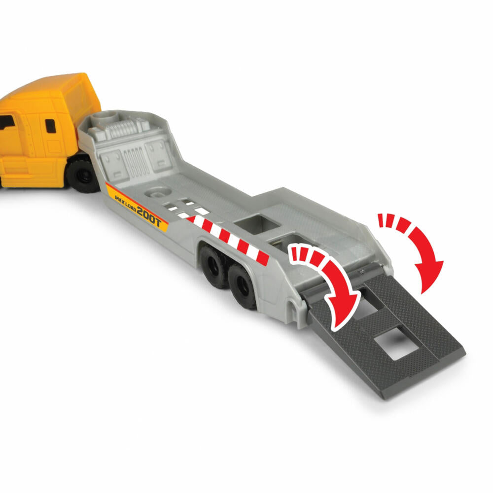 Dickie Toys Mack Mirco Builder Truck with 2 Volvo Vehicles, Toy Car, Toy, Car, 203725005