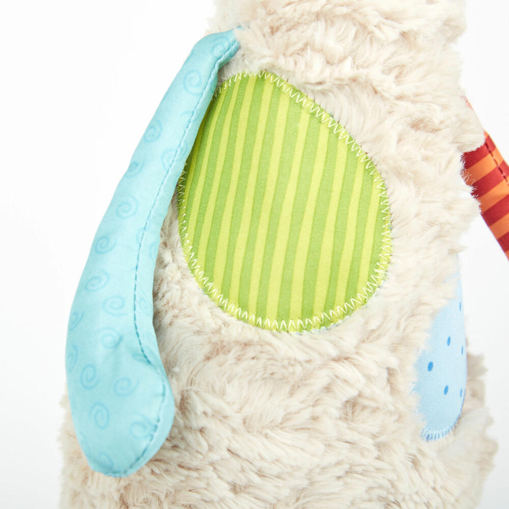 sigikid Patchwork Sweety Katze, Kuscheltier, Plüschtier, Stofftier, Polyester, 30 cm, 42842