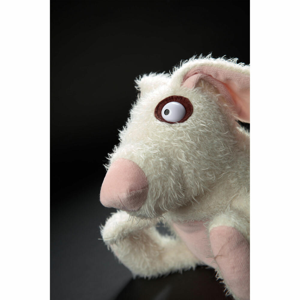 sigikid BEASTS Kuscheltier Hase Bumble Crumble, Plüschtier, Schmusetier, Kuschel Tier, Weiß / Rosa, 42652