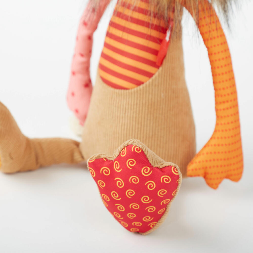 sigikid Patchwork Sweety Löwe, Kuscheltier, Plüschtier, Stofftier, Polyester, 32 cm, 42844