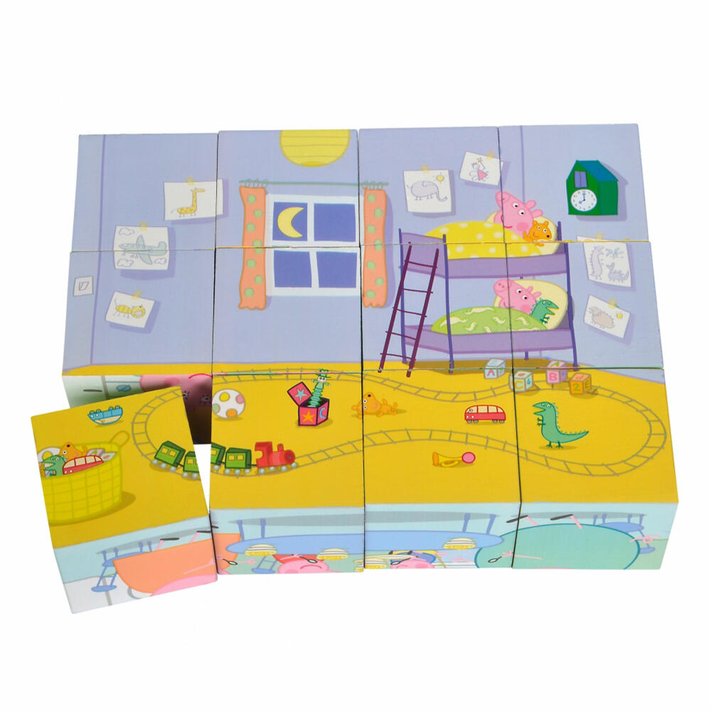 Eichhorn Peppa Pig Bilderwürfel, Würfelpuzzle, Würfel Puzzle, Kinder, Spielzeug, Peppa Wutz, 109265708