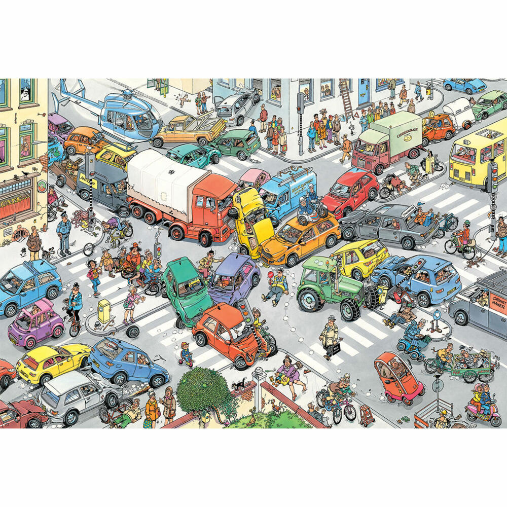 Jumbo Spiele Jan van Haasteren - Verkehrschaos, Puzzle, Erwachsenenpuzzle, Puzzlespiel, 3000 Teile, 20074