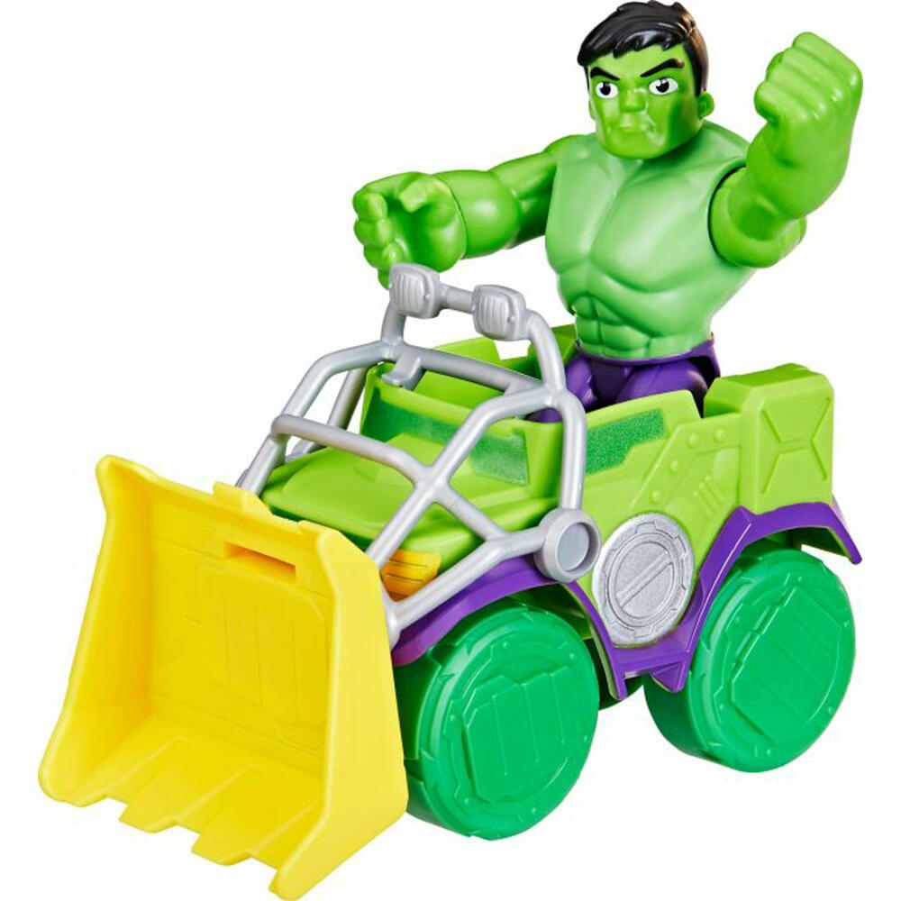 Hasbro Marvel Spidey and his Super Friends Hulk Schmetter Truck, Toy Figure, Vehicle, Toy, F74575X0