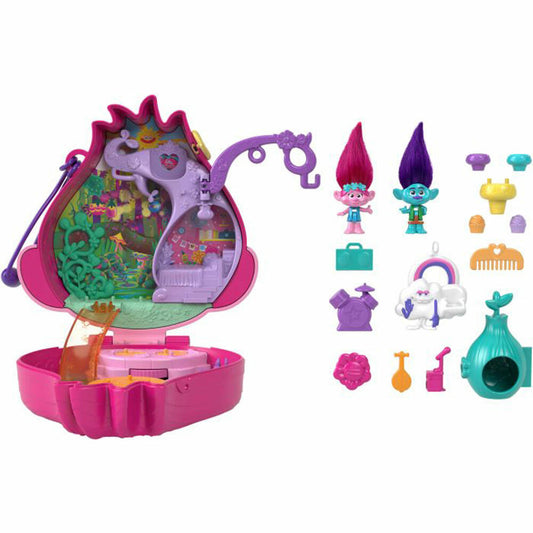 Polly Pocket Trolls Box, Playset, Toy Figure, Toy, Children, HKV39