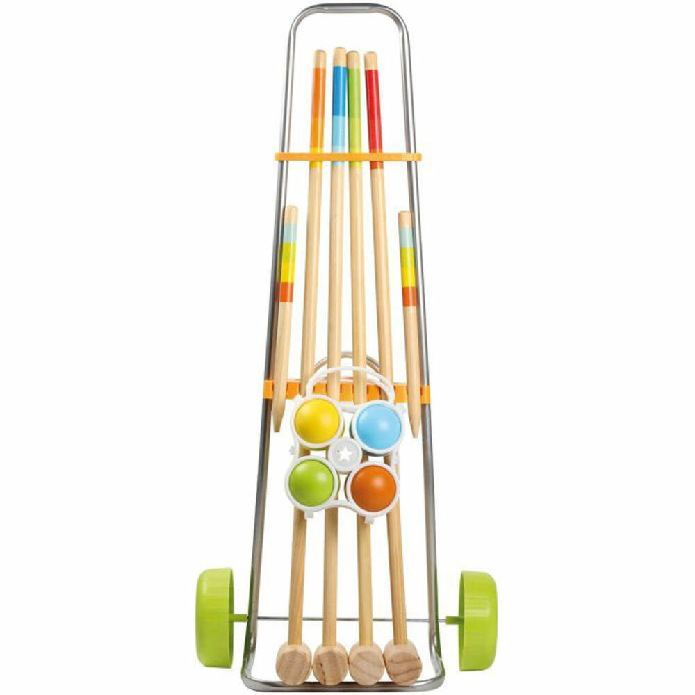 Outdoor active croquet cart for 4 players, length 80 cm