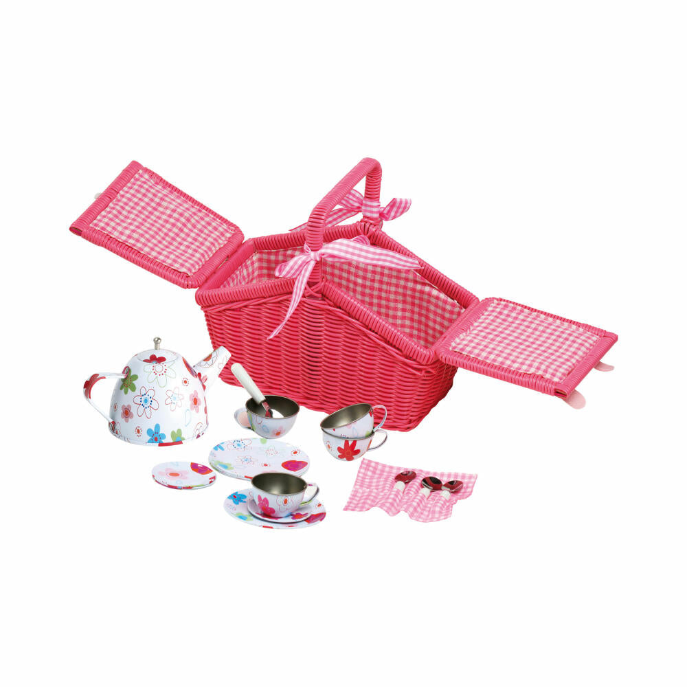 Legler small foot picnic basket colorful flowers, from 3 years, 9980