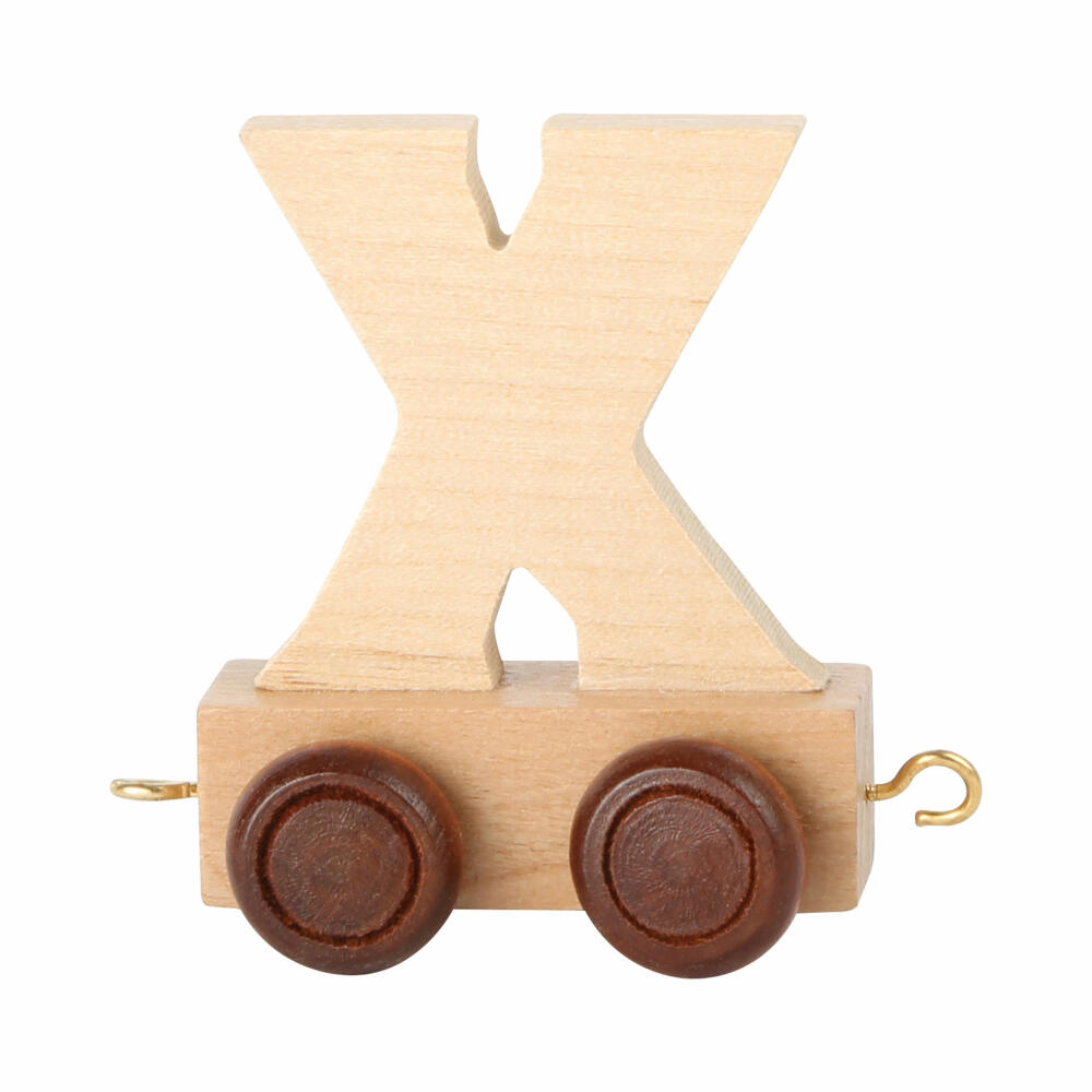 Legler small foot design letter train wood X, 7483