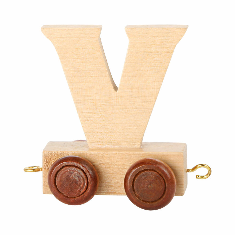 Legler small foot design letter train wood V, 7481