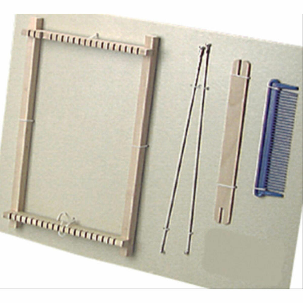 Allgäuer Webrahmen - wooden weaving frame 17 cm in a bag