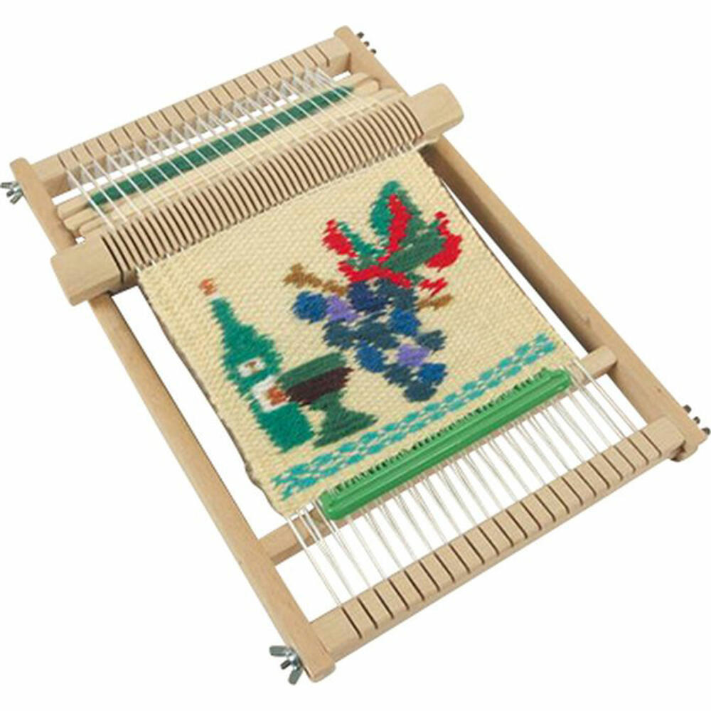 Allgäuer Webrahmen wooden weaving frame, school weaving frame, weaving, wood, 20 cm, 0220