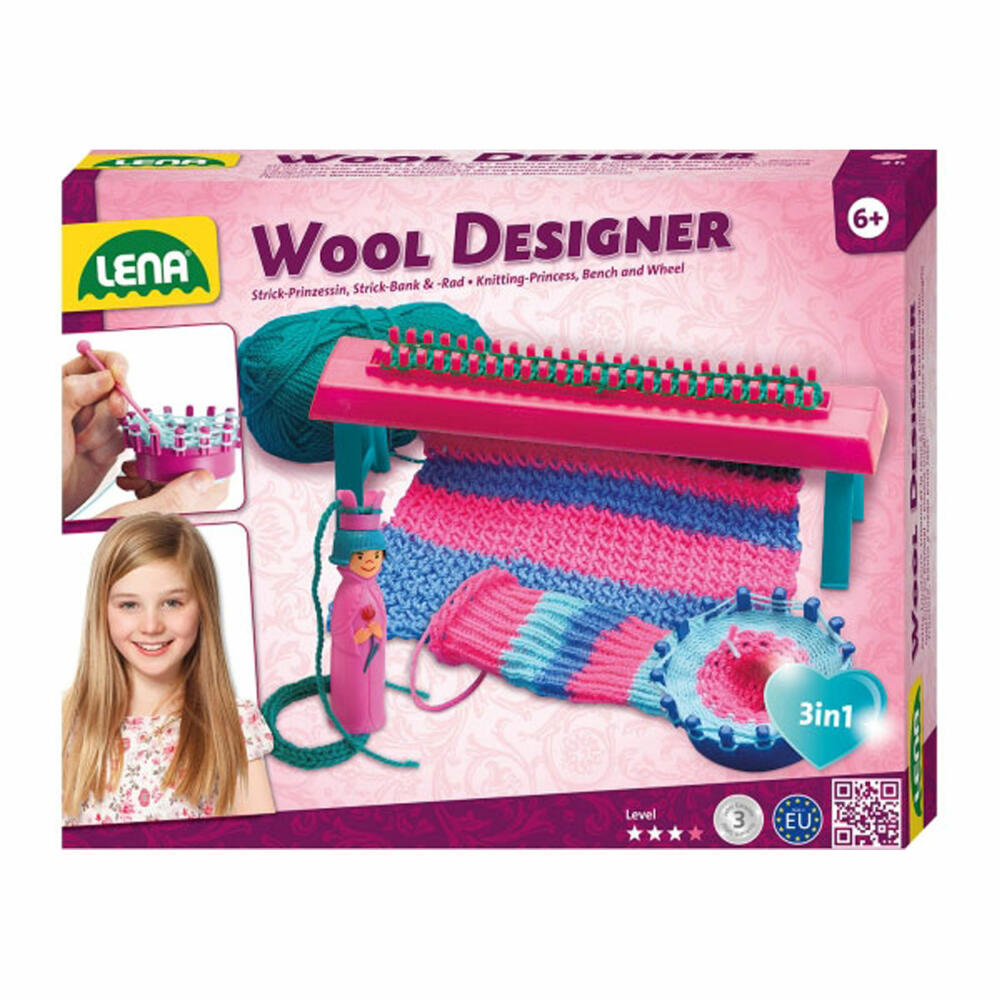 LENA Wool Designer knitting set