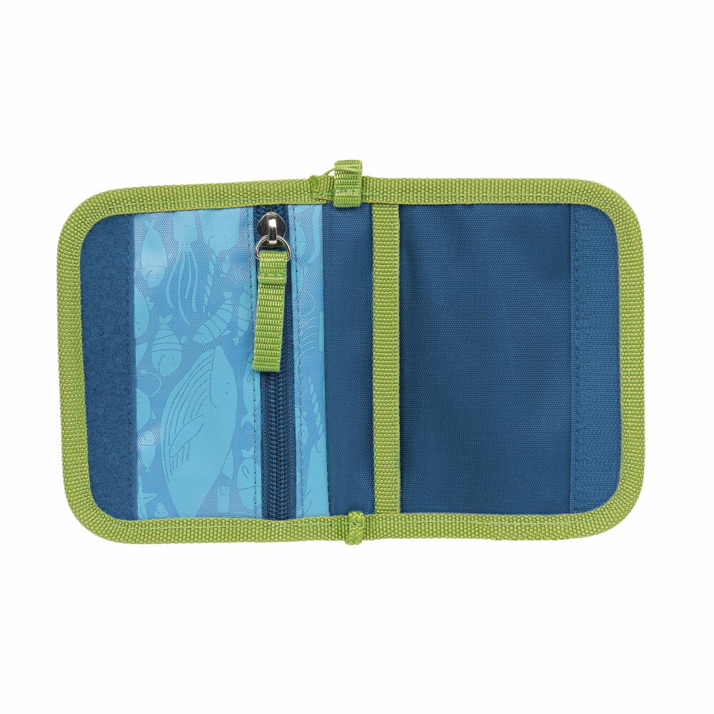 sigikid Brustbeutel Pirat Sammy Samoa, Geldbörse, Geldbeutel, Brust Beutel, Kinder Portmonee, Nylon, Blau, 24938