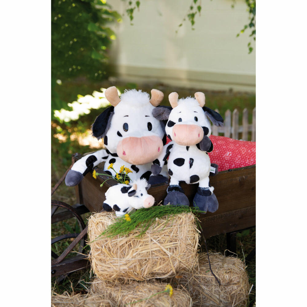 NICI Green Farm Friends Kuh Cowluna Stehend, Kuscheltier, Plüschtier, Stofftier, Plüsch / Polyester, 12 cm, 47780