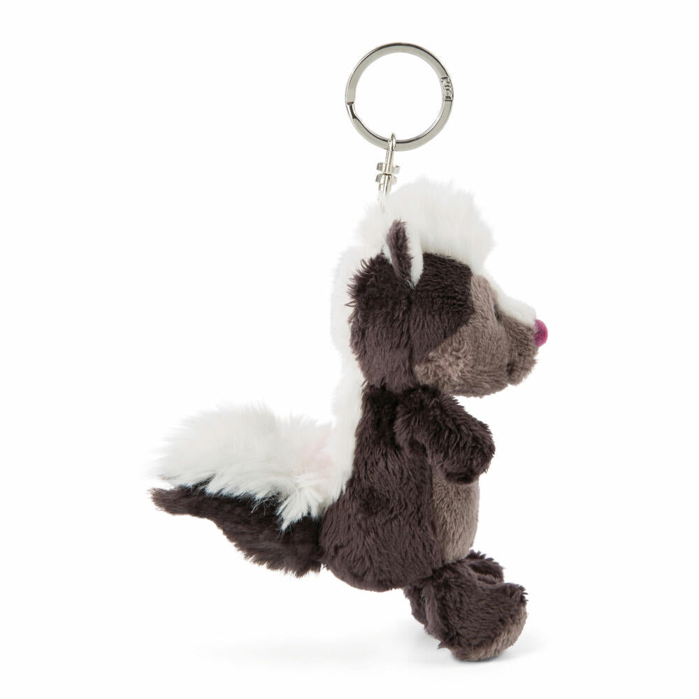 NICI Forest Friends Skunk Chiala Skunk Keyring, Key Pendant, Lucky Charm, 10 cm, 47332