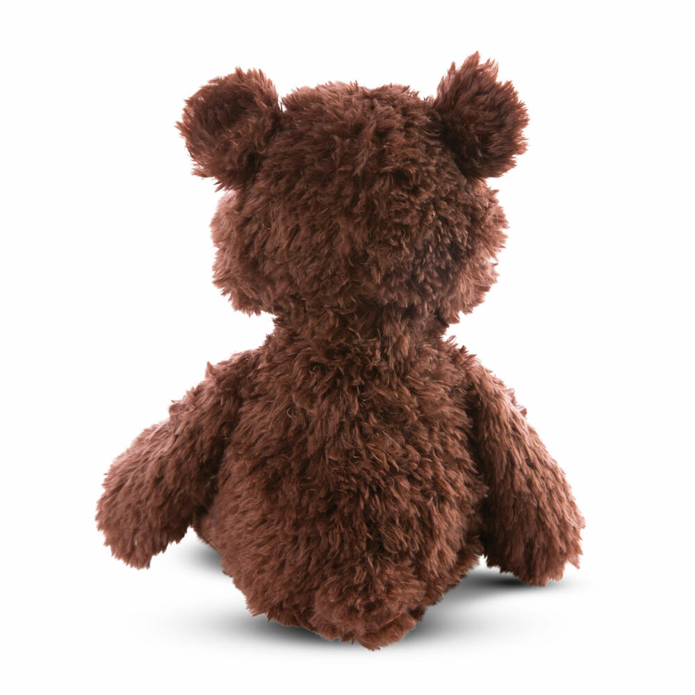 NICI Classic Bear Green, dangling, cuddly toy, stuffed toy, plush toy, stuffed bear, plush, cocoa brown, 20 cm, 47602