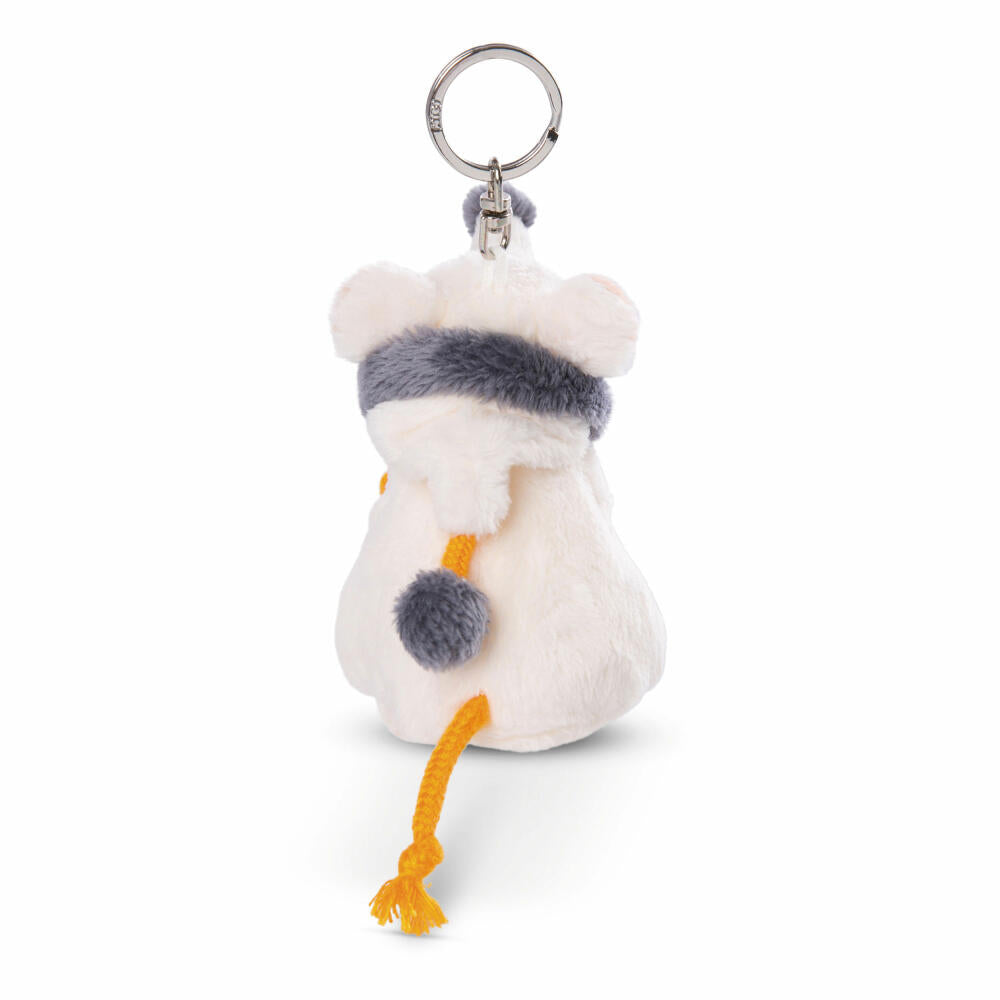 NICI Winter Maus Schlüsselanhänger, Schlüssel Anhänger, Glücksbringer, 10 cm, 47289