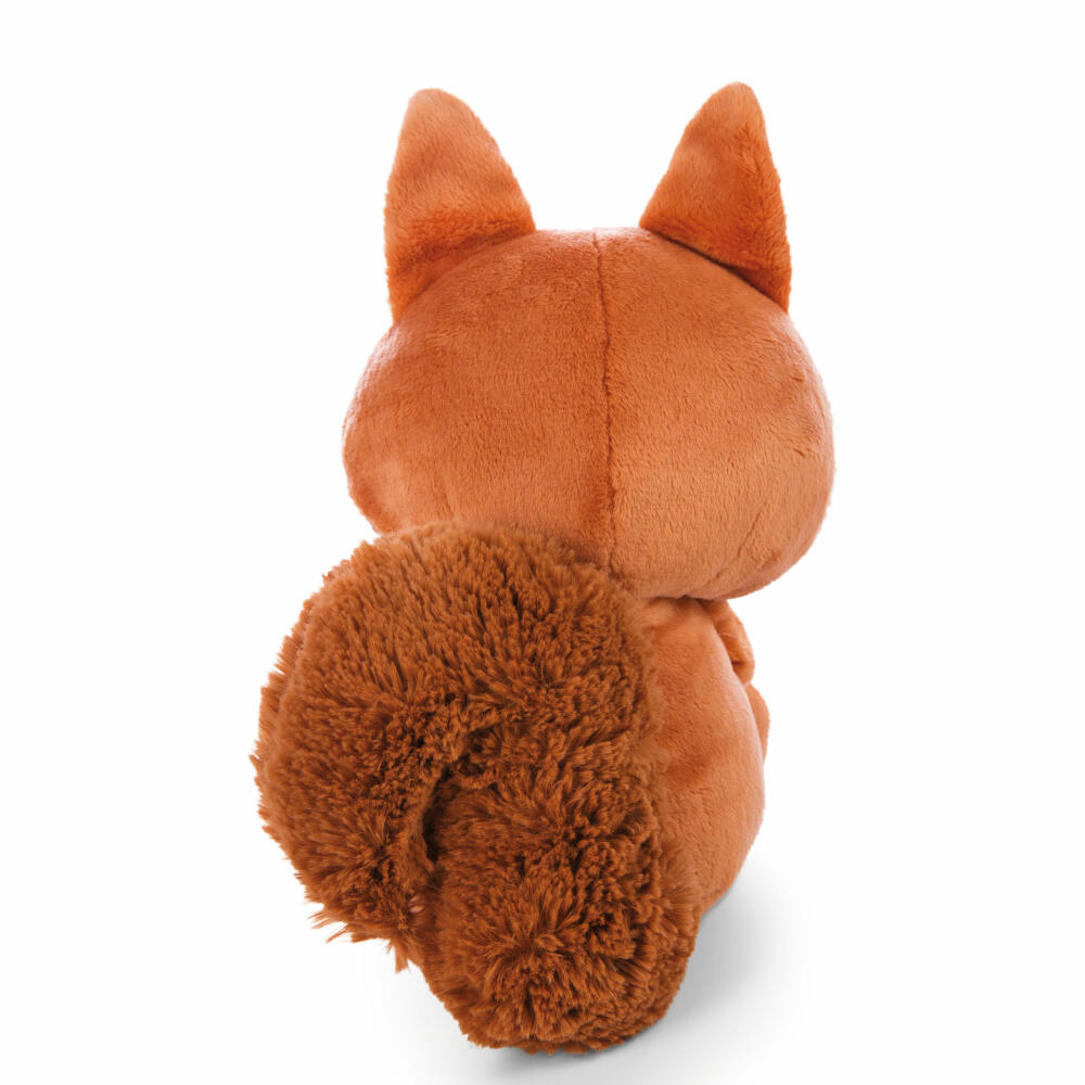 NICI Green Glubschis Forest Squirrel Squibble Dangling, Cuddly Toy, Plush Toy, Stuffed Toy, Plush / Polyester, 25 cm, 47699