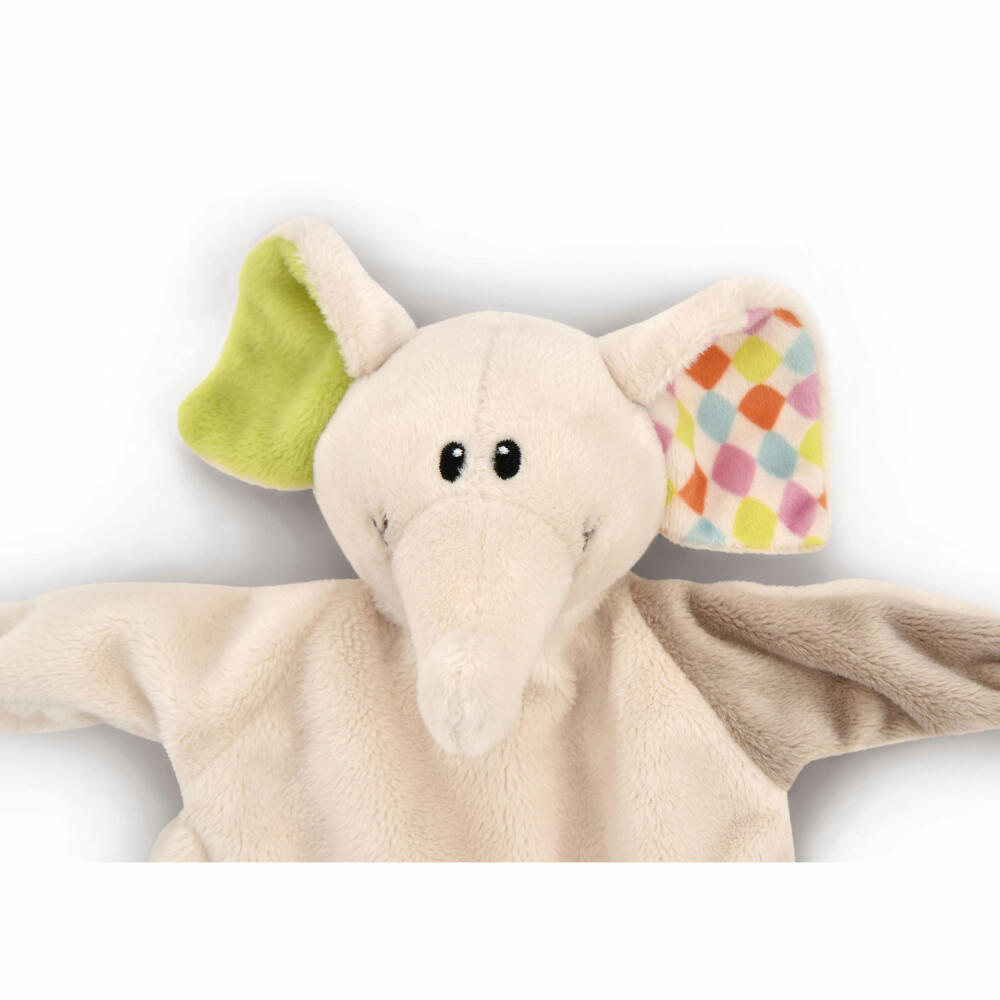 NICI My First NICI Elefant Dundi Wunschkind Schmusetier und Schmusetuch, 2-tlg., Kuscheltier, Stofftier, Babytuch, 47769