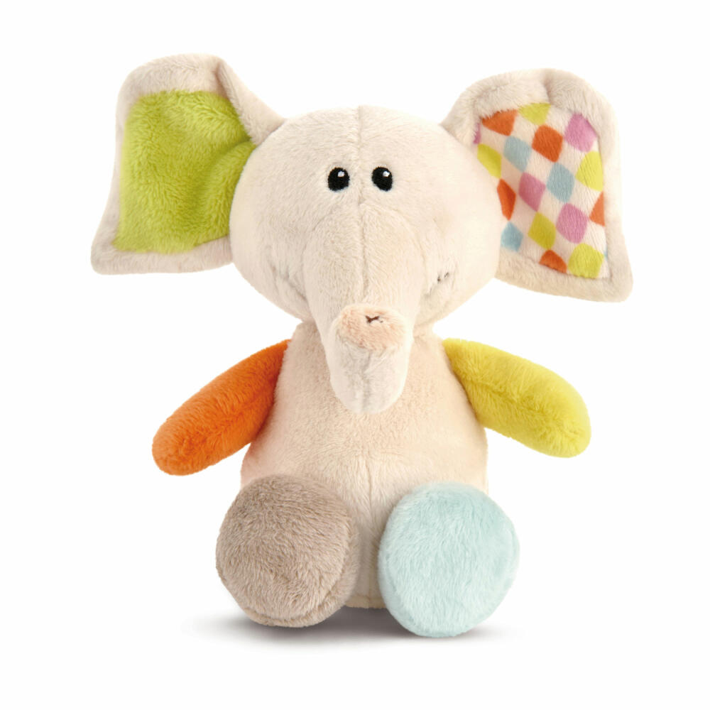 NICI My First NICI Elefant Dundi Wunschkind Schmusetier und Schmusetuch, 2-tlg., Kuscheltier, Stofftier, Babytuch, 47769