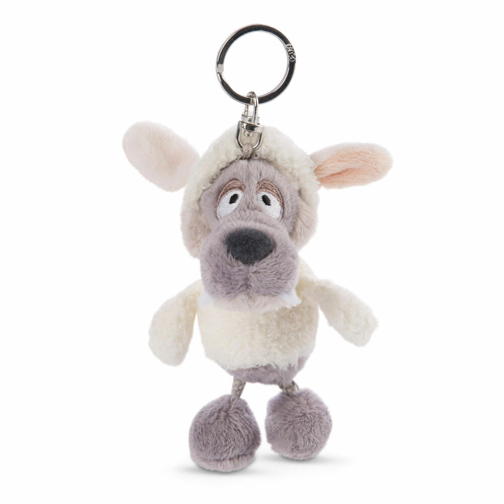 NICI Wolf Ulvy Keyring, Key Pendant, Lucky Charm, 10 cm, 47086