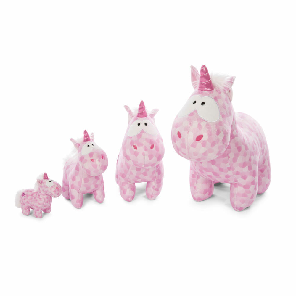 NICI Theodor and Friends Unicorn Pink Diamond, Standing, Cuddly Toy, Plush Toy, Stuffed Toy, Plush, 45 cm, 47635