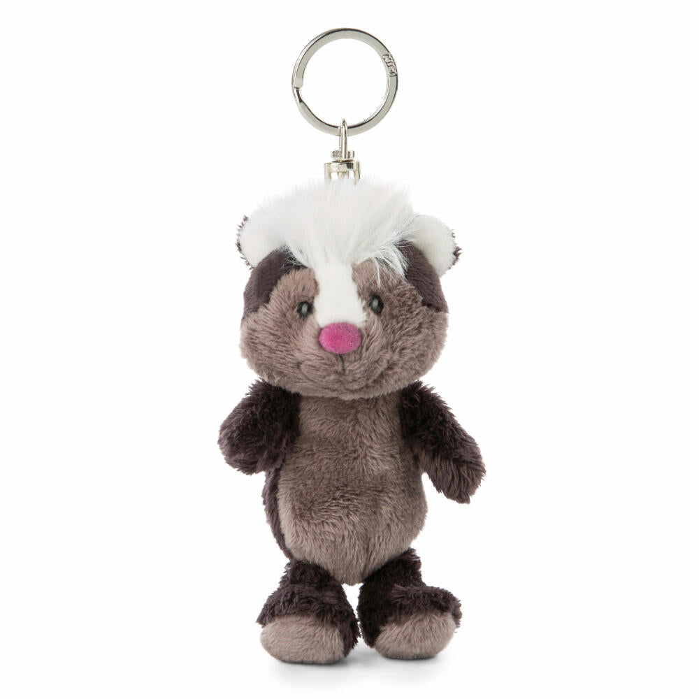 NICI Forest Friends Skunk Chiala Skunk Keyring, Key Pendant, Lucky Charm, 10 cm, 47332