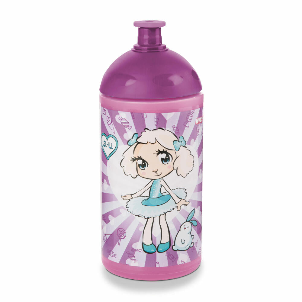 NICI Tweensies Trinkflasche, Getränkeflasche, Trink Flasche, Kinderflasche, Kinder, 500 ml, 47171