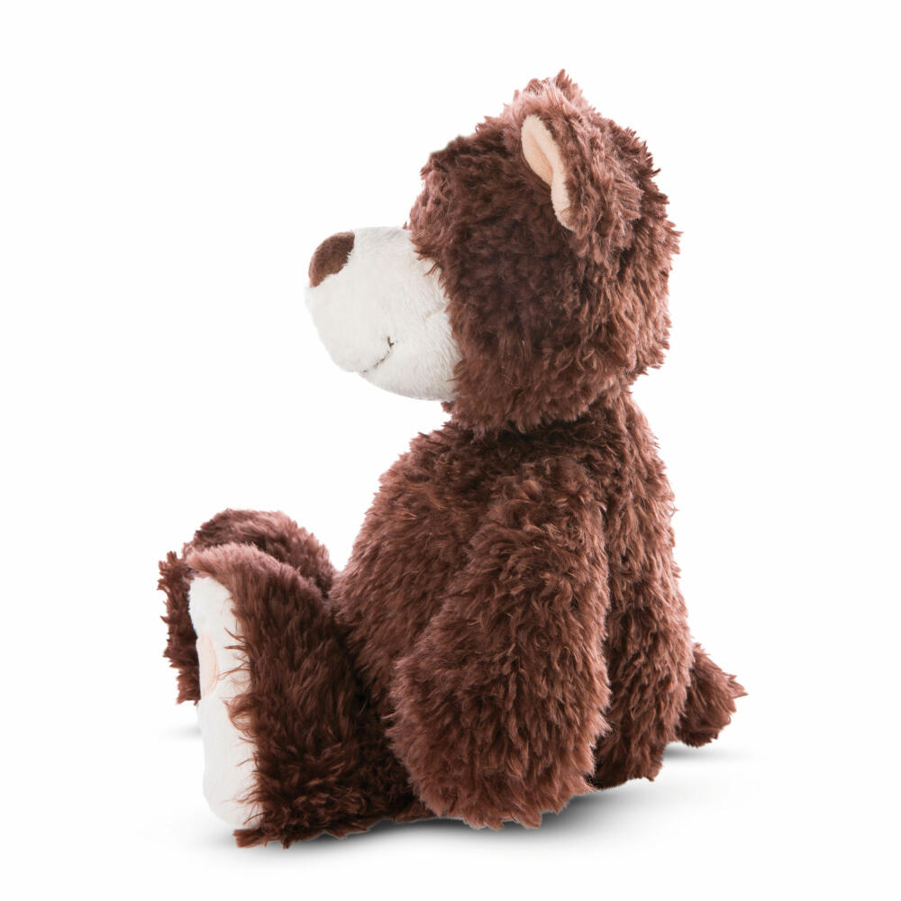 NICI Classic Bear Green, dangling, cuddly toy, stuffed toy, plush toy, stuffed bear, plush, cocoa brown, 20 cm, 47602
