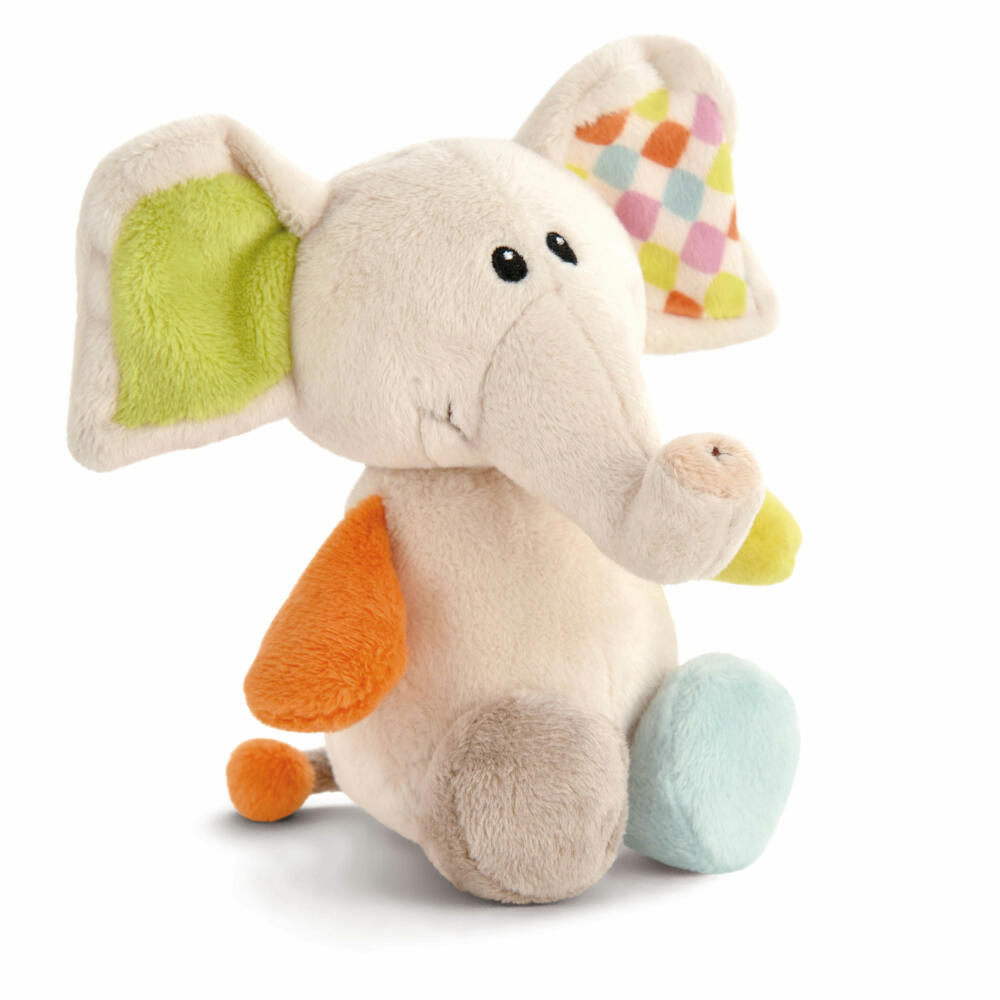 NICI My First NICI Elefant Dundi Wunschkind Schmusetier und Schmusetuch, 2-tlg., Kuscheltier, Stofftier, Babytuch, 47769