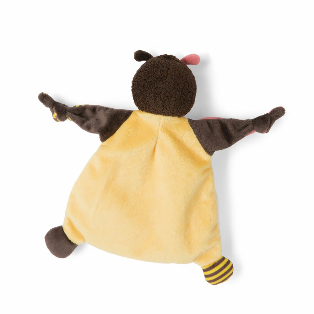 NICI My First NICI Cuddly Blanket Bee Little Sunshine, Comfort Blanket, Cuddly Blanket, Plush, 28 cm, 47134