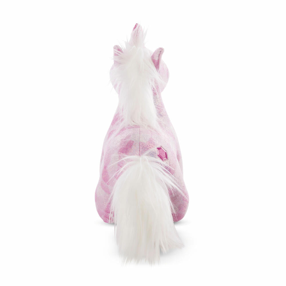 NICI Theodor and Friends Unicorn Pink Diamond, Standing, Cuddly Toy, Plush Toy, Stuffed Toy, Plush, 22 cm, 47633